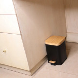 Eco Basics Rubbish Bin Square 3L - Black