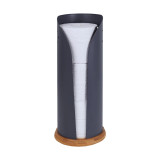 Eco Basics Toilet Roll Holder - Charcoal