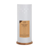 Eco Basics Toilet Roll Holder  - White