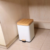 Eco Basics Rubbish Bin Square 6L by White Magic