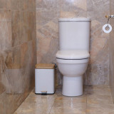 Eco Basics Rubbish Bin Square 6L by White Magic