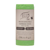 Eco Basics Biodegradable Garbage Bin Bags, Medium, 20L - 15 Bags by White Magic