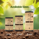 Eco Basics Recycled Garbage Bin Bags, Small, 12L - 45 Bags by White Magic