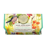 Birds & Butterflies Large Soap Bar by Michel Design Works