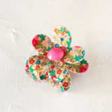 Flora Daisy Claw Clip - Vintage Garden by Natural Life