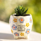 Mini Footed Planter - Stay Close by Natural Life
