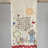 Hand Towel Dog Every Home by Natural Life