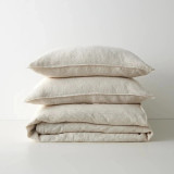 Sova King Pillowcase Pair Savanna Pinstripe by Weave