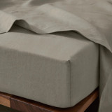 Ravello Pebble Fitted Sheet