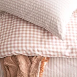 Alison Yarn Dyed Cotton Reversible Duvet Cover or Euro P/C by Renee Taylor