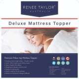 Deluxe 1000 GSM High Loft Fully Fitted Mattress Topper by Renee Taylor