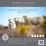 350 GSM Australian Pure Merino Wool Duvet Inner by Renee Taylor