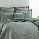 Scallop Jacquard Coverlet Set or Euro P/C by Renee Taylor