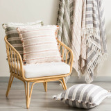 Capri Stripe Stone washed Yarn-dyed Cushion by Renee Taylor - 2 Pack