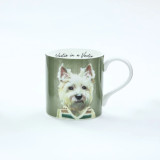 Westie in a Vestie Mug by MM Linen