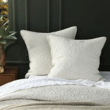 Hawthorne ivory euro Set by MM Linen