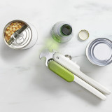 3-In-1 Can Opener Green/White by Joseph Joseph