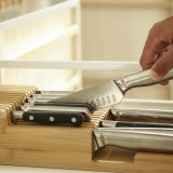Drawerstore Bamboo 2-Tier Knife Organiser by Joseph Joseph