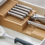 Drawerstore Bamboo 2-Tier Knife Organiser by Joseph Joseph