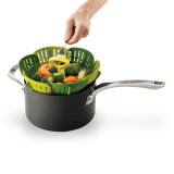 Folding Steamer Basket Green by Joseph Joseph