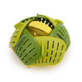 Folding Steamer Basket Green by Joseph Joseph