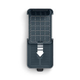 Extend Slim Steel Dish Rack Grey by Joseph Joseph