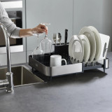 Extend Steel Dish Rack Grey by Joseph Joseph