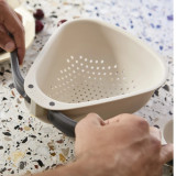 Droplet Compact Colander with Folding Handles by Joseph Joseph