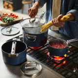 Space 23Cm/5.4qt Non-Stick Induction Saucepan & Lid by Joseph Joseph