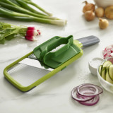 Multi-Grip Mandoline Green by Joseph Joseph