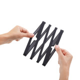 Stretch Black Expandable Silicone Pot Stand by Joseph Joseph