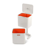 Totem Max 60-Litre Kitchen Bin Stone by Joseph Joseph