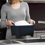 Wash & Drain Washing Up Bowl Grey by Joseph Joseph