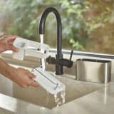 Surface Sink Tidy Stainless Steel Stone by Joseph Joseph