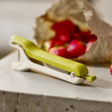 Tweezy 2-In-1 Pitter and Huller Green/White by Joseph Joseph