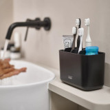 Easystore Large Toothbrush Caddy - Black