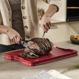 Cut & Carve Plus Chopping Board  Red - Large