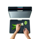 Folio Steel 4-Piece Chopping Board Set - Stainless Steel