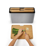 Folio Steel Bamboo 3 Piece Board Set - Stainless Steel