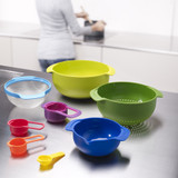 Nest 9 Piece Food Preparation Set - Multi Colour
