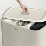 Tota Trio 90L Laundry Separation Basket - Ecru