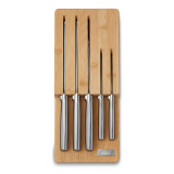 Elevate Steel Knives Bamboo Store 5 Piece Set by Joseph Joseph