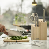 Elevate Fusion 5Pc Knife & Scissor Block by Joseph Joseph