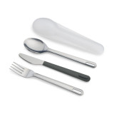 Stainless Steel Cutlery Set Grey by Joseph Joseph