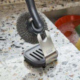 Sinktech Dish Brush with Stainless Steel Storage Stand by Joseph Joseph