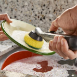 Sinktech Soap-Dispensing Dish Brush with Replacement Head by Joseph Joseph