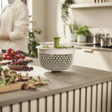 Spindola Spinning Colander White by Joseph Joseph