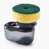 Sinktech Soap-Dispensing Palm Brush with Stainless-Steel Storage Stand by Joseph Joseph