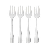Baguette Cake Fork 4Pc Stainless Steel by Wiltshire