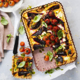 Rose Gold Perforated Large Rectangle Tart Pan by Wiltshire